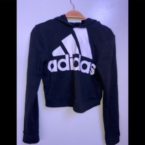 Adidas cropped sweatshirt size xs